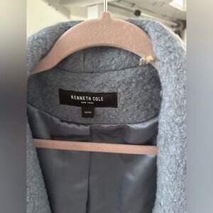 Kenneth Cole light blue pea coat